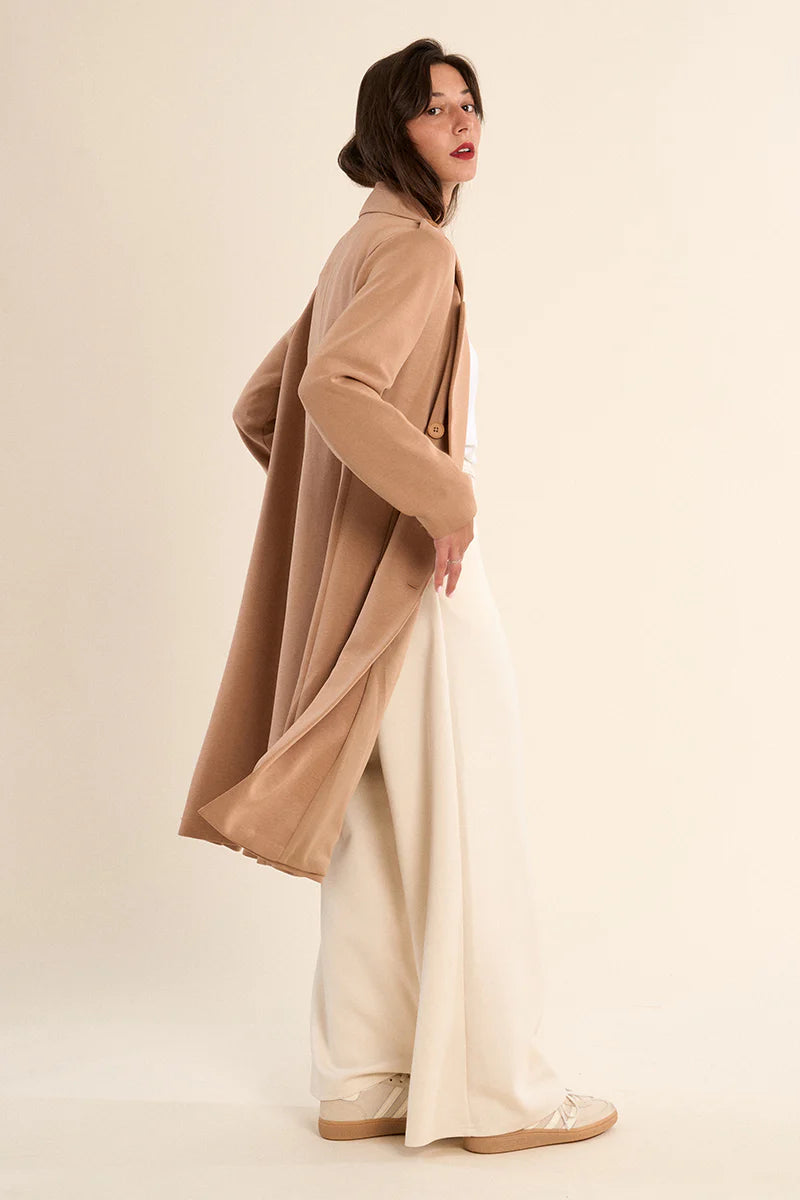 Long Double Button Down Coat