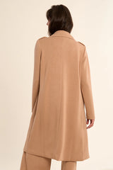 Long Double Button Down Coat