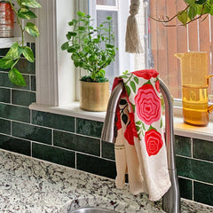 Flower Garden (Rose, Lilac) Tea Towel Set