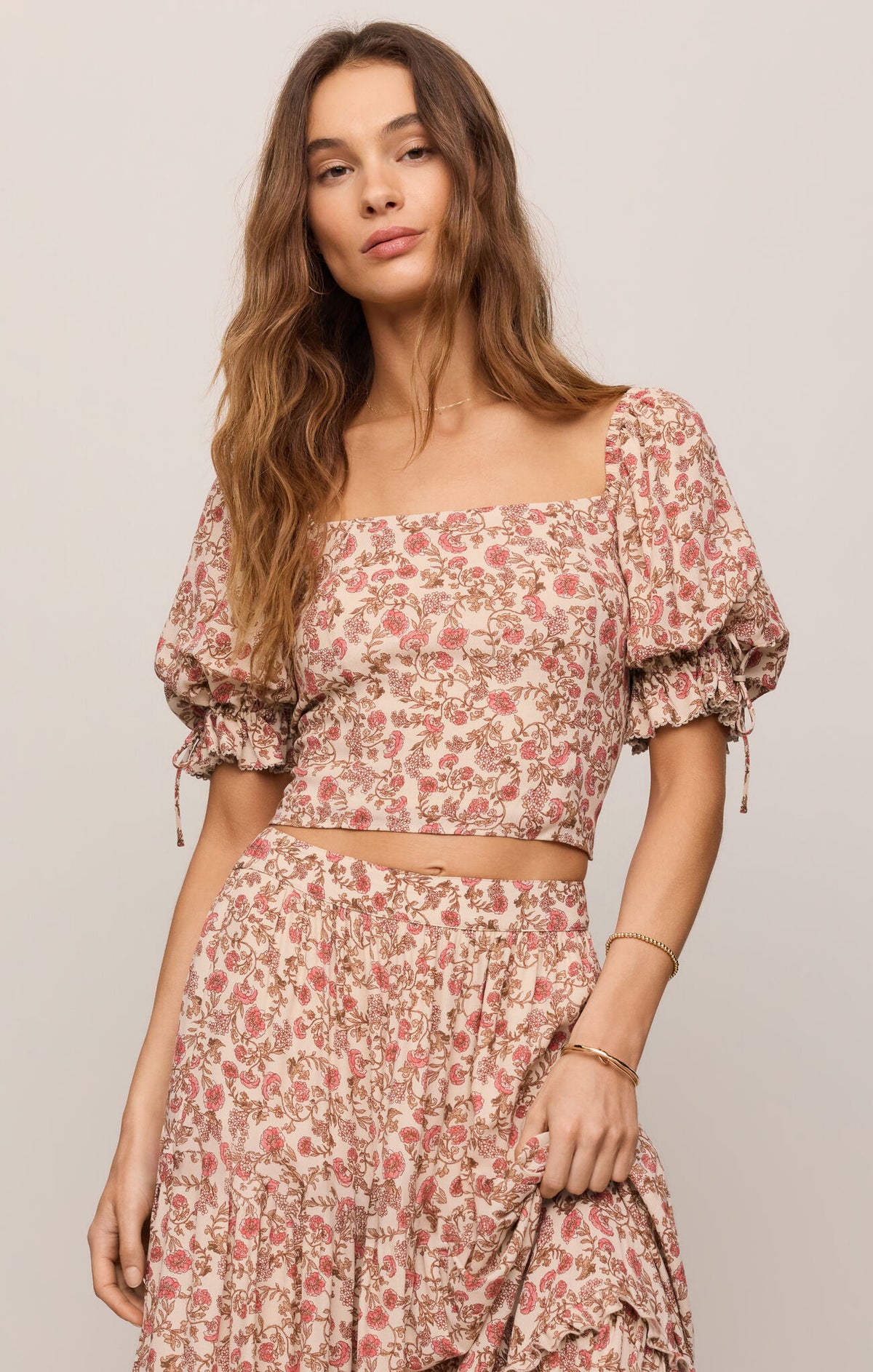 Moira Floral Top