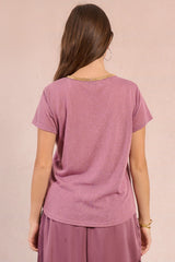 Iridescent Vneck Shirt