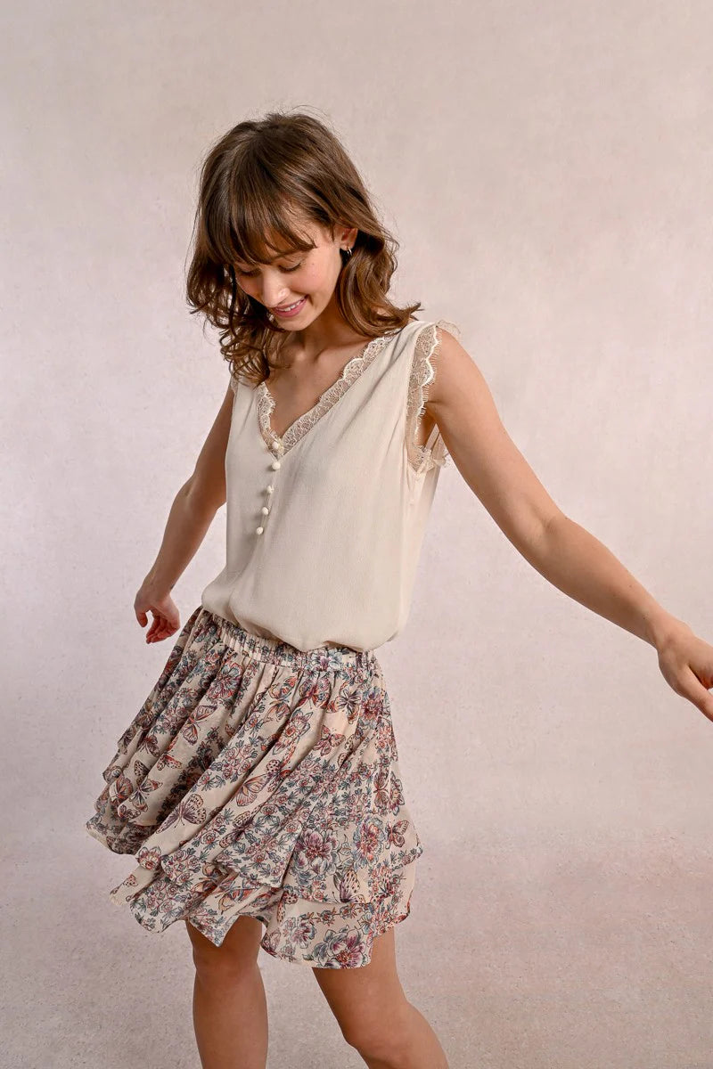 Lace Trim Tank