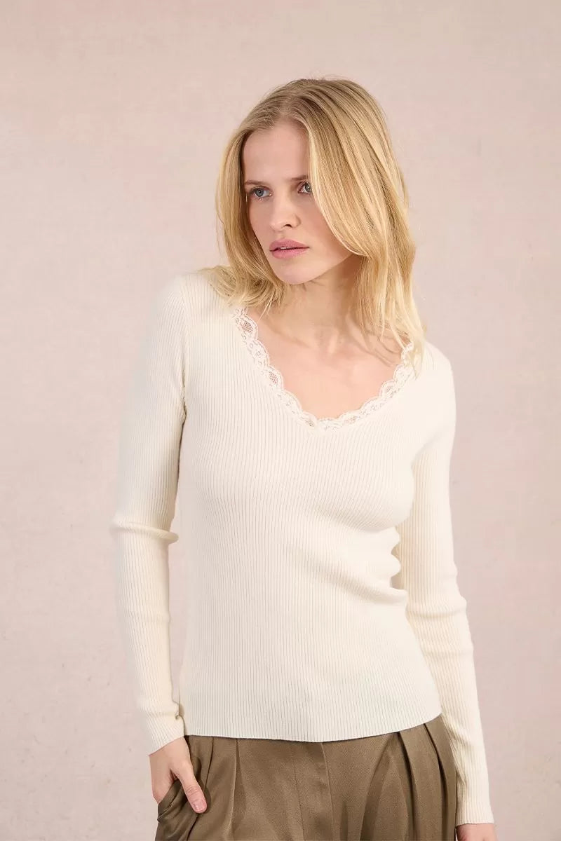 Ribbed Knit Sweater