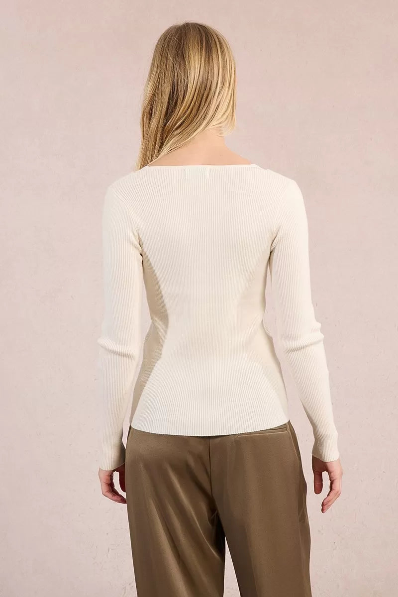 Ribbed Knit Sweater