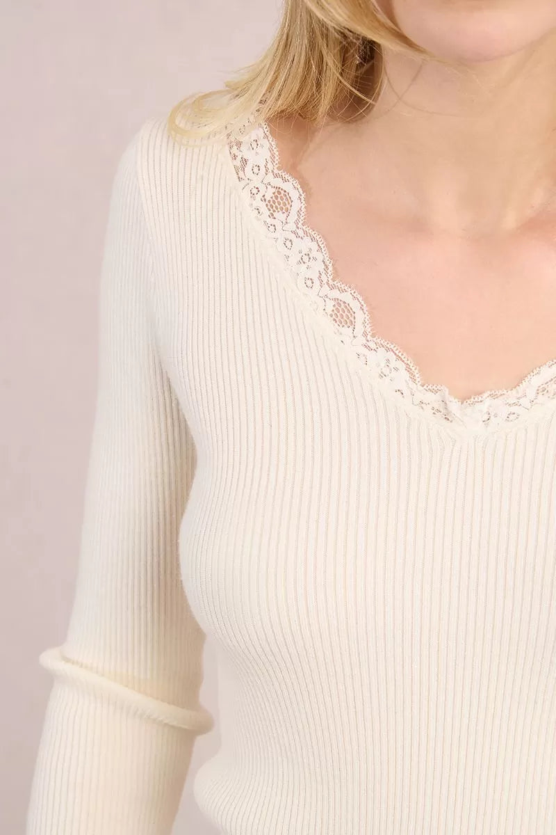 Ribbed Knit Sweater