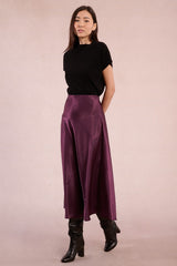 Long Satin Skirt
