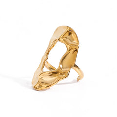 Melted Oval Ring