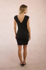 Short Sleeve Sequin Dress