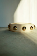 Gold Stud Bangle