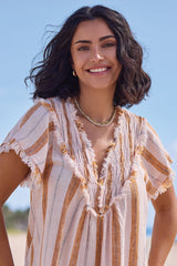 Short Sleeve Linen Blouse