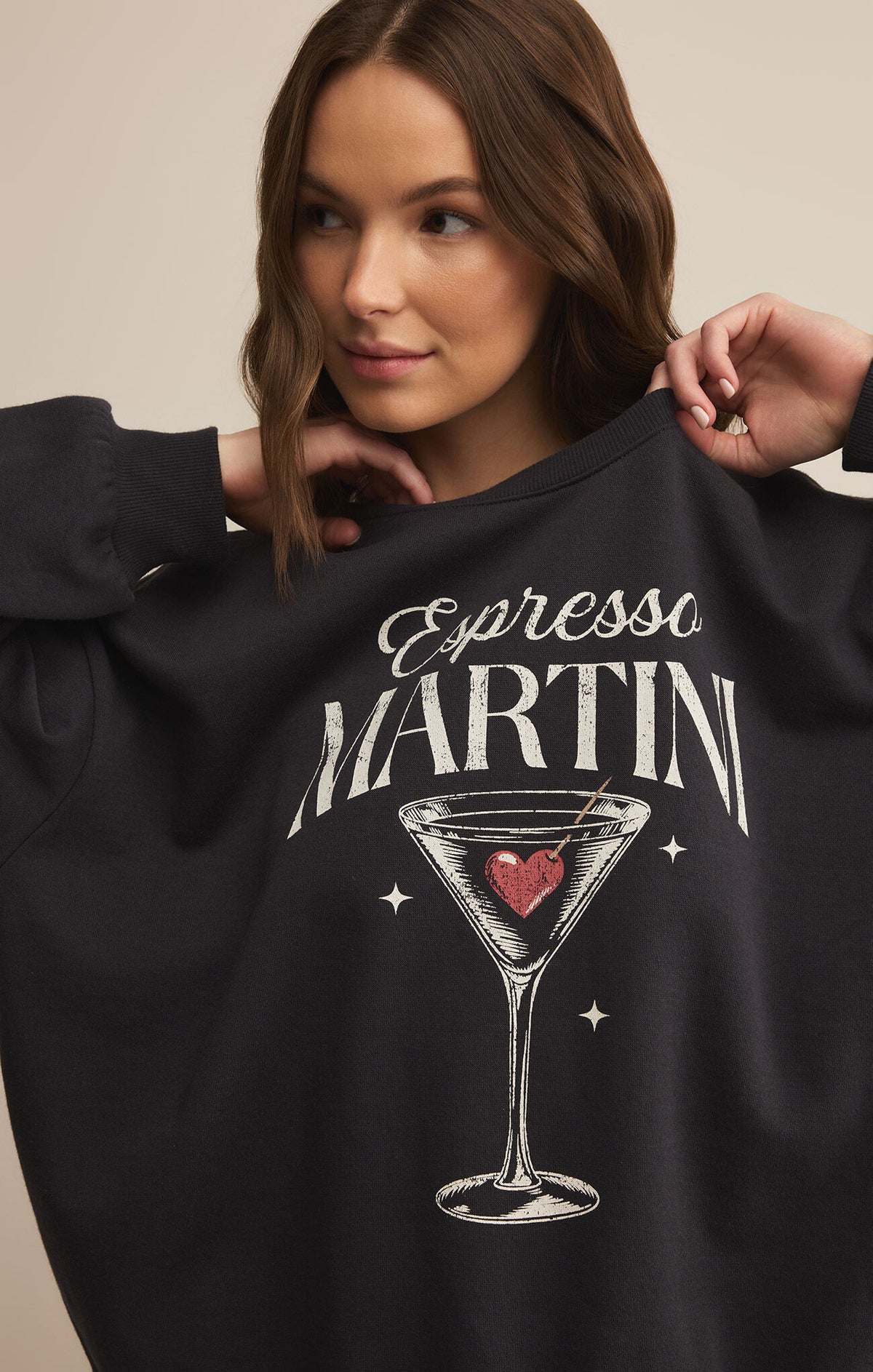 Oversized Martini Sweatshirt