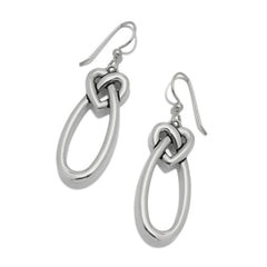 Interlok Linked Hearts French Wire Earrings