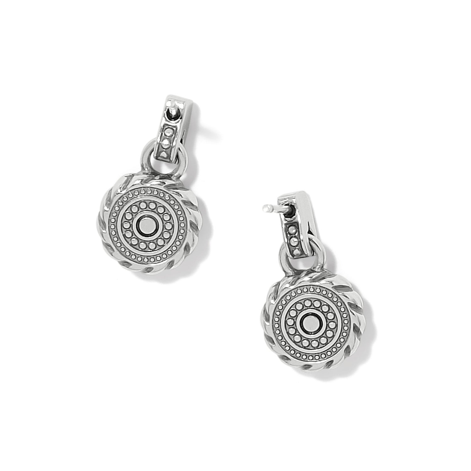 Halo Gemma Petite Round Post Drop Earrings