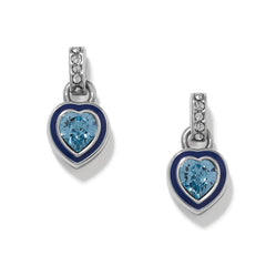 Halo Gemma Petite Heart Post Drop Earrings