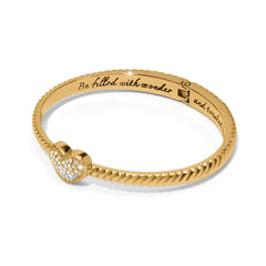 Brighton Celestia Heart Hinged Bangle