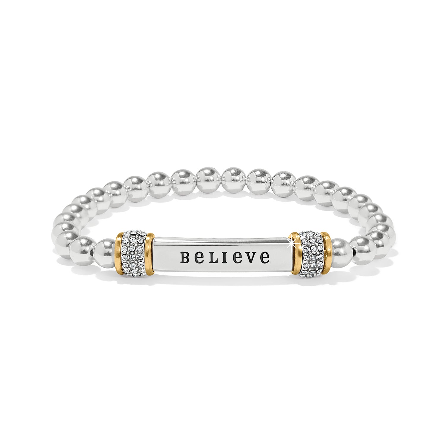Meridian Two Tone Stretch Bracelet