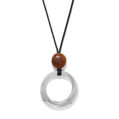 Cascade Rio Wood Ring Necklace