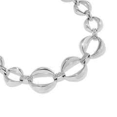 Meridian Classic Cresent Link Necklace