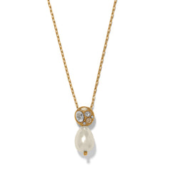 Trust Your Journey Petite Pearl Necklace