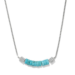 Meridian Petite Station Turquoise Necklace