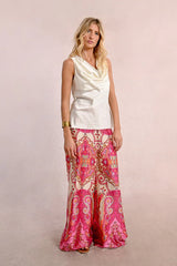 Sleeveless Cowl Neck Top