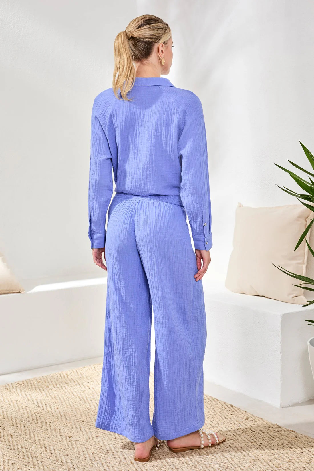 Gauze Flowy Pants