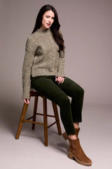 Multi Speckle Crew Neck Sweater