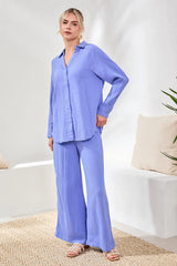 Gauze Button Front Top