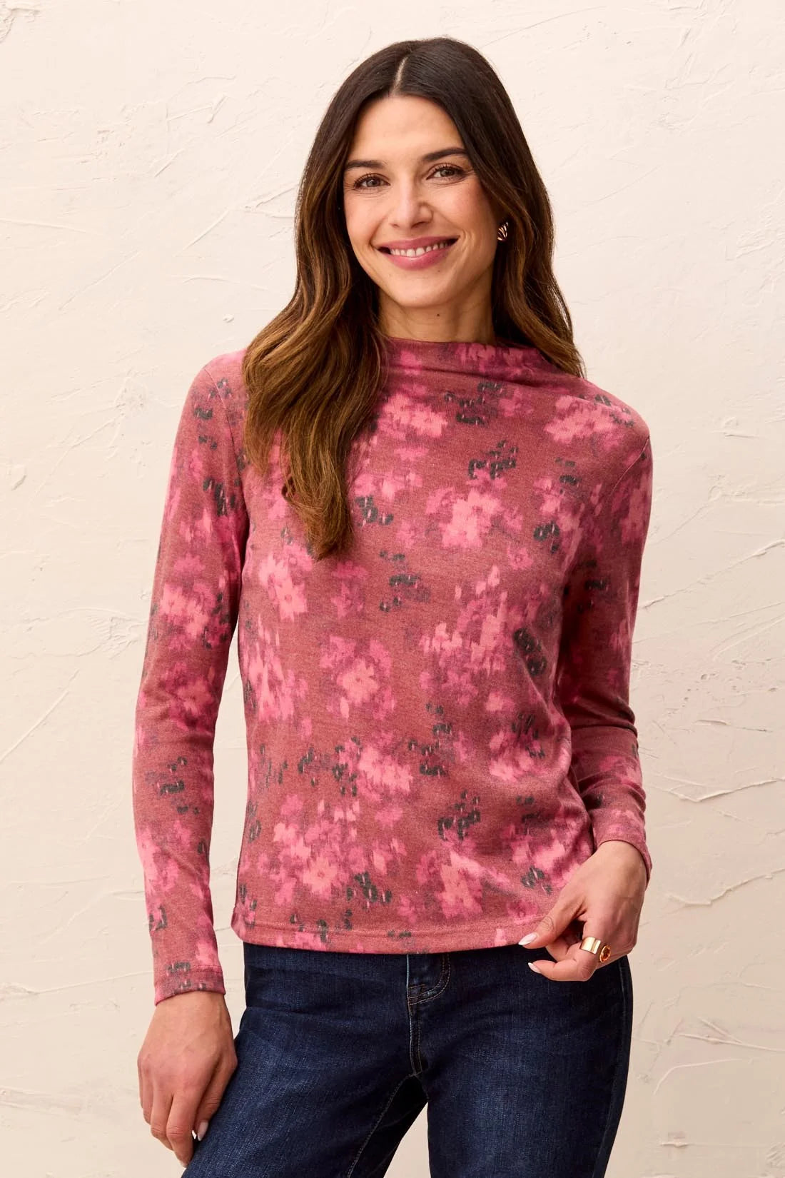L/S Funnel Neck Top