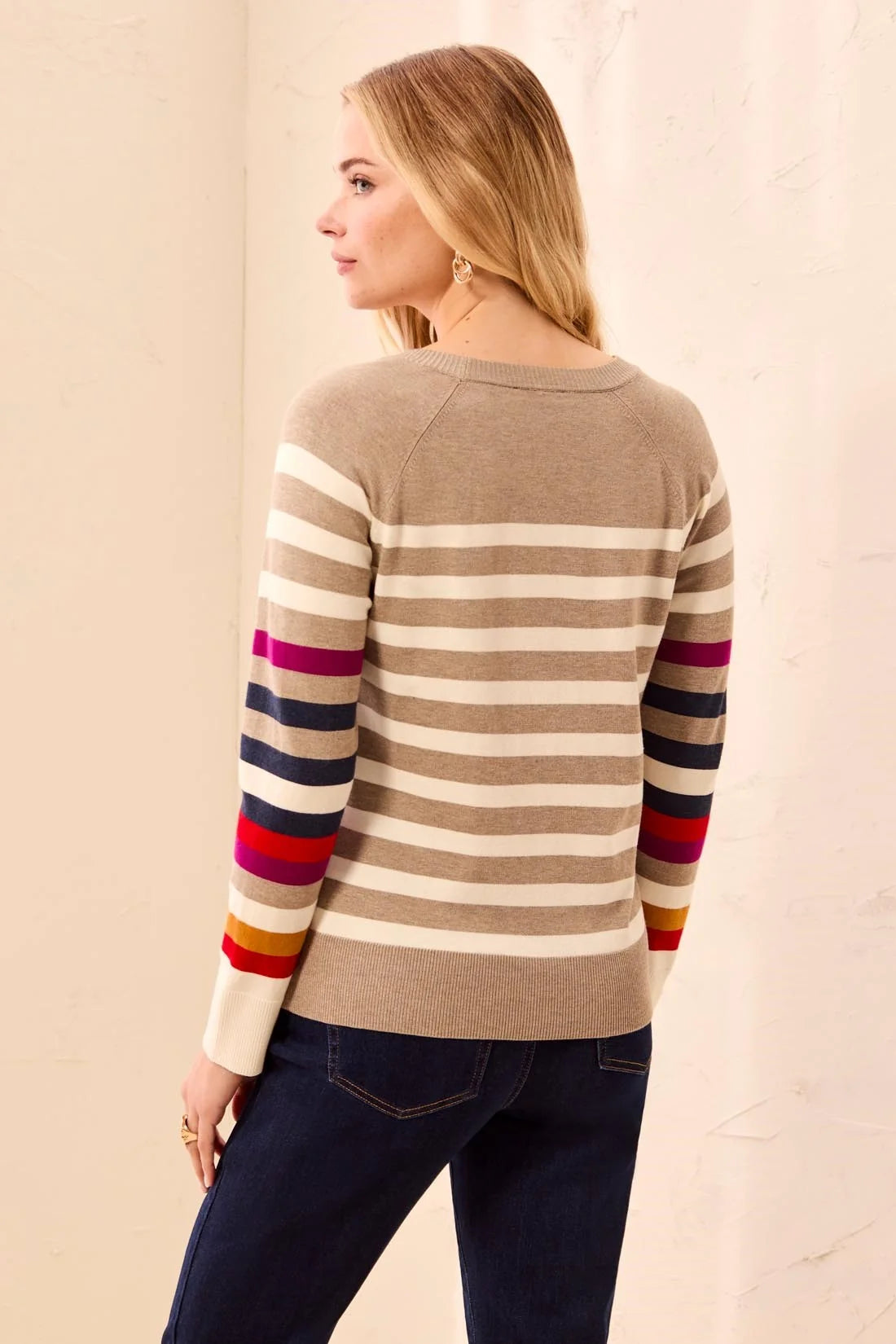 Long Sleeve Stripe Sweater