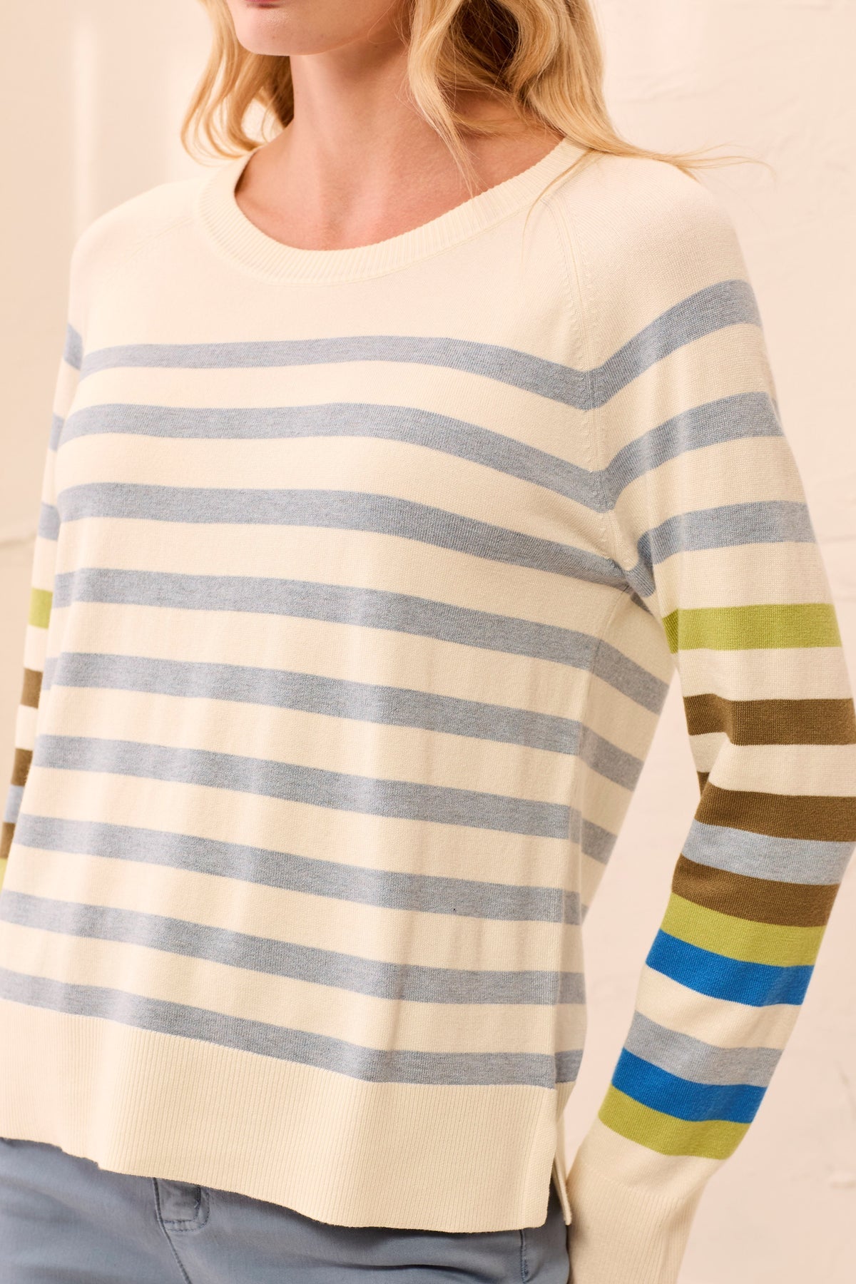 Long Sleeve Stripe Sweater
