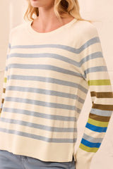 Long Sleeve Stripe Sweater