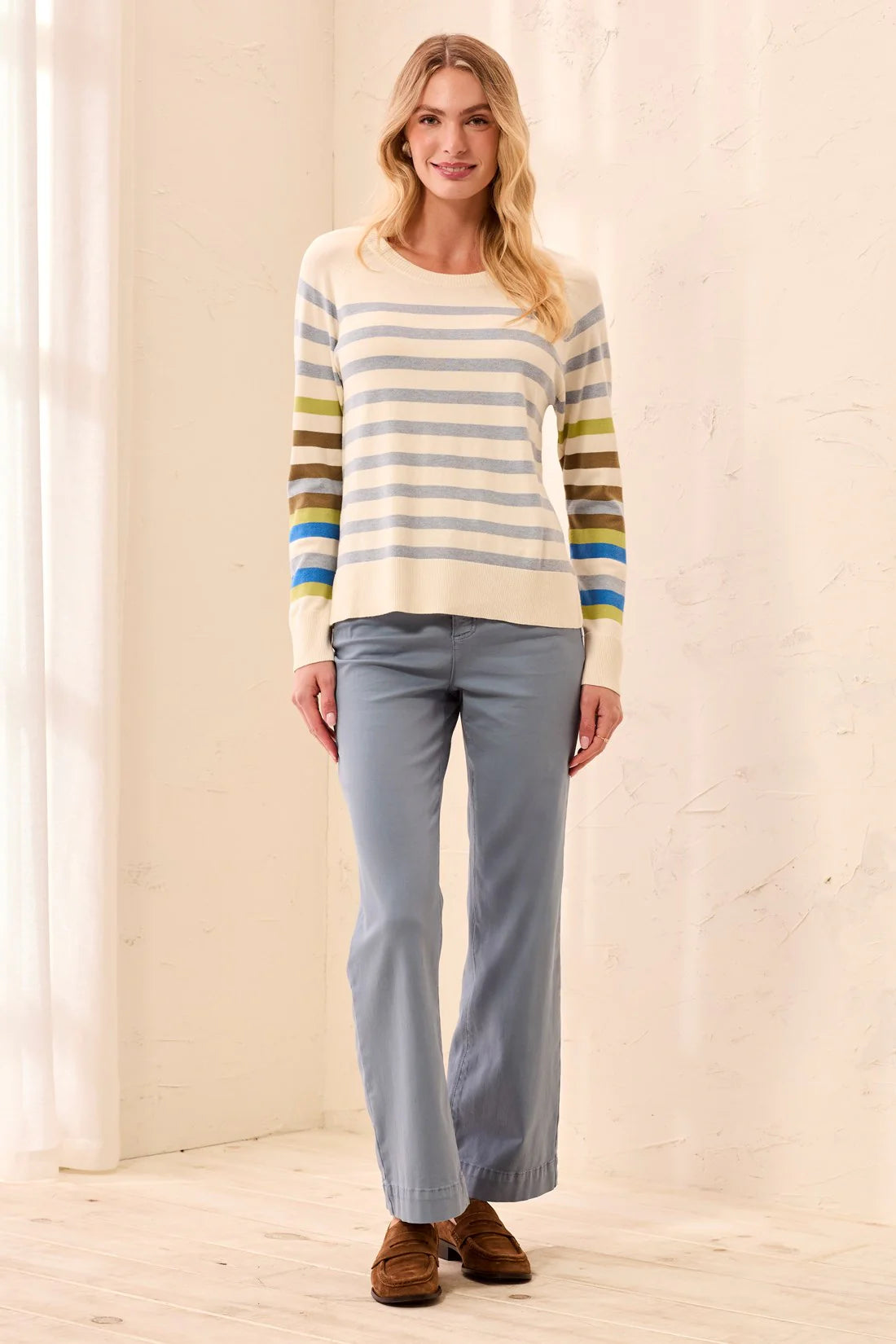 Long Sleeve Stripe Sweater