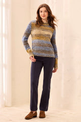 Textured Mock Neck Sweater