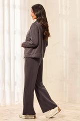 Pull On Wide Leg Joggers