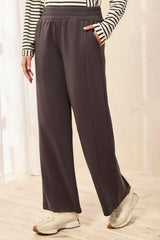 Pull On Wide Leg Joggers