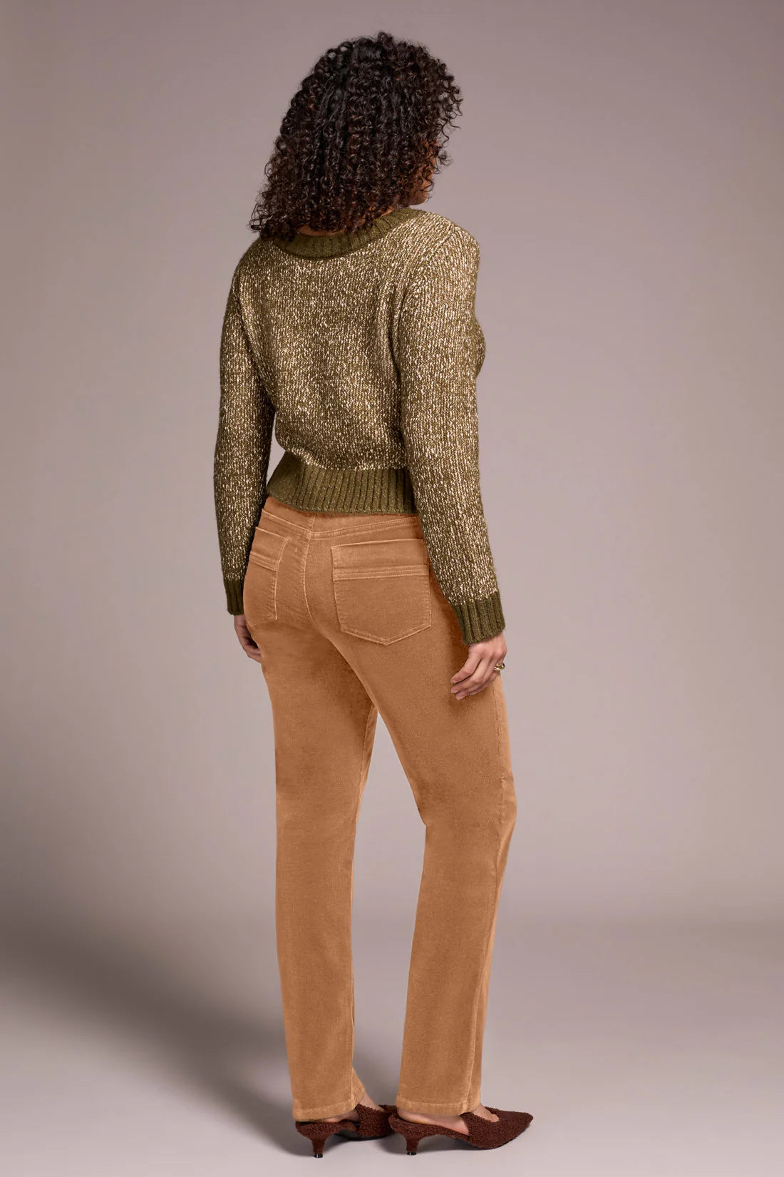 Straight Leg Stretch Cordoroy Pant