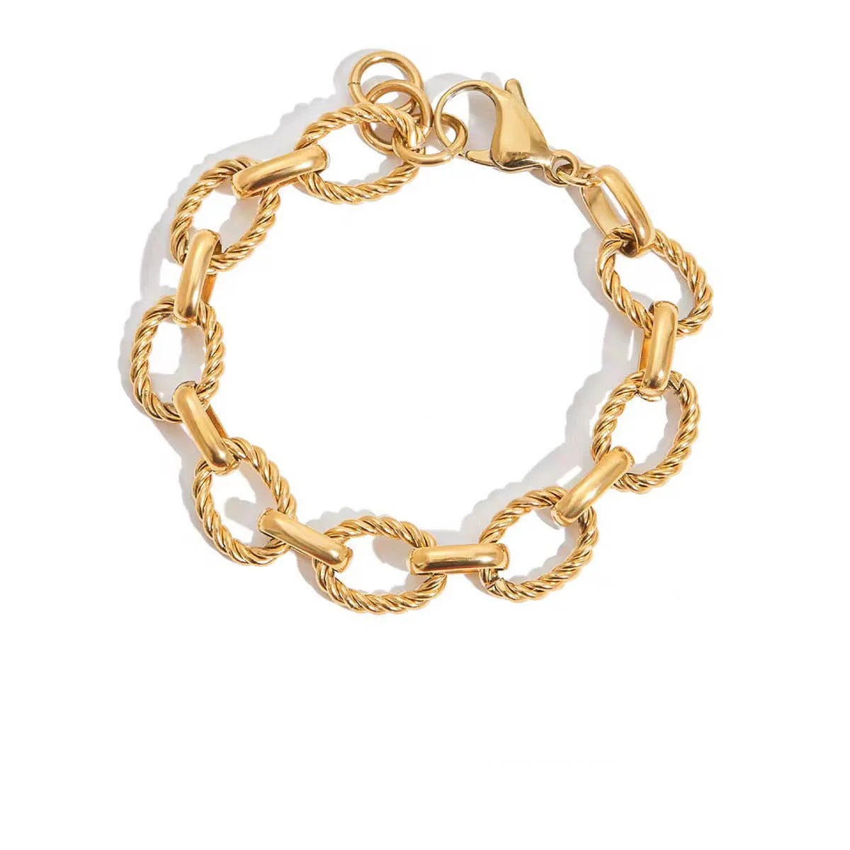 Twisted Oval Bracelet