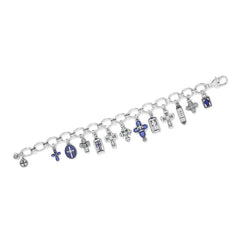 Unity Cross Charm Bracelet