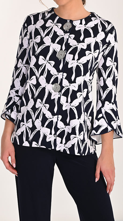 Bow Knit Jacket