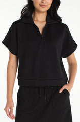 Half-zip Popover Top