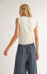 Sleeveless Flag Sweater