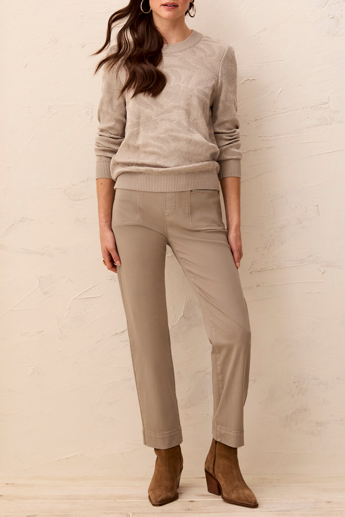 Twill Ankle Pant