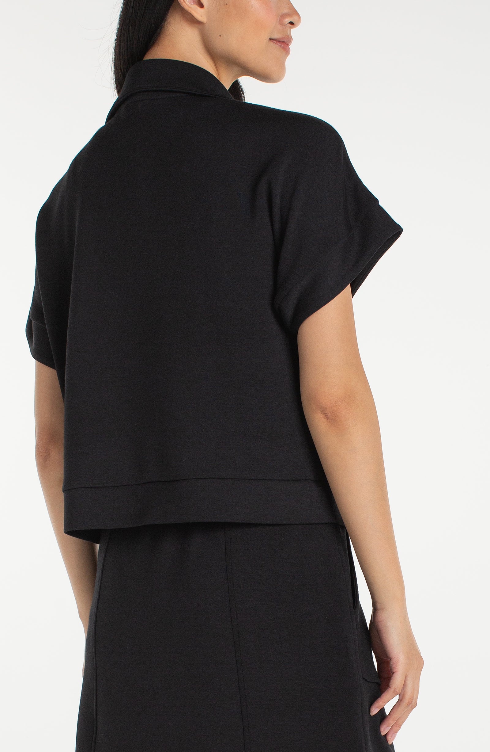 Half-zip Popover Top