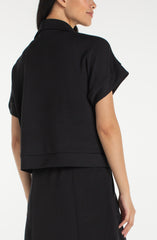Half-zip Popover Top