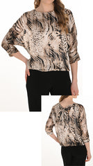 Animal Print Blouse