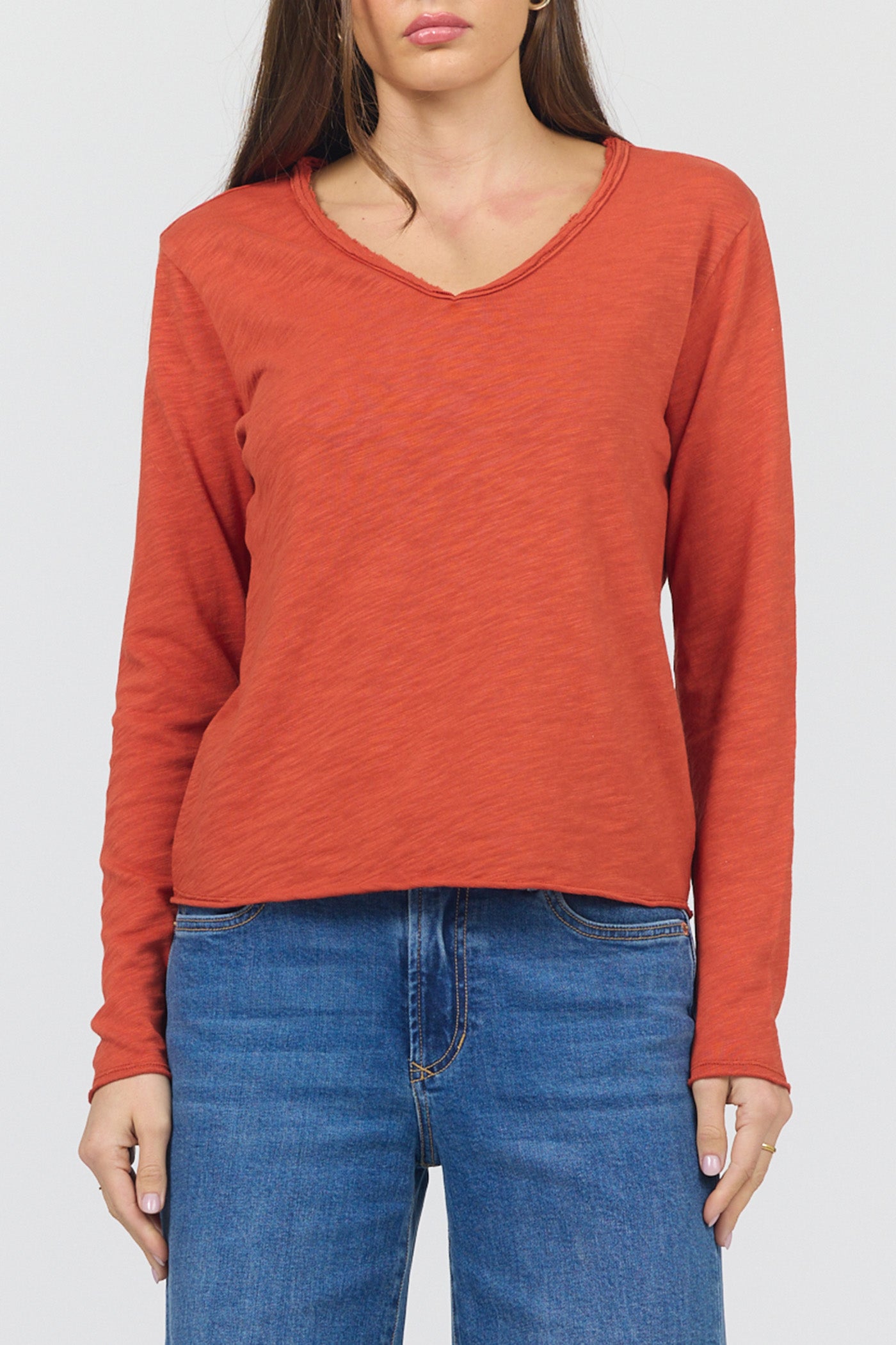 Vanya L/S Vneck Tee