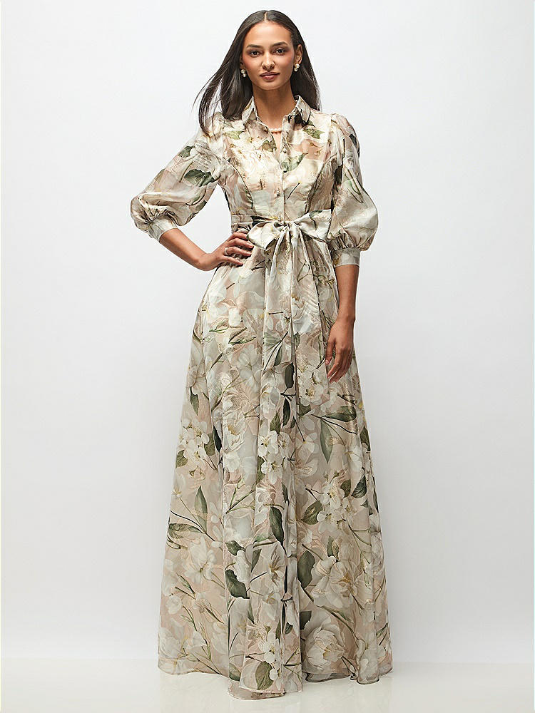 Metallic Jacquard Dress