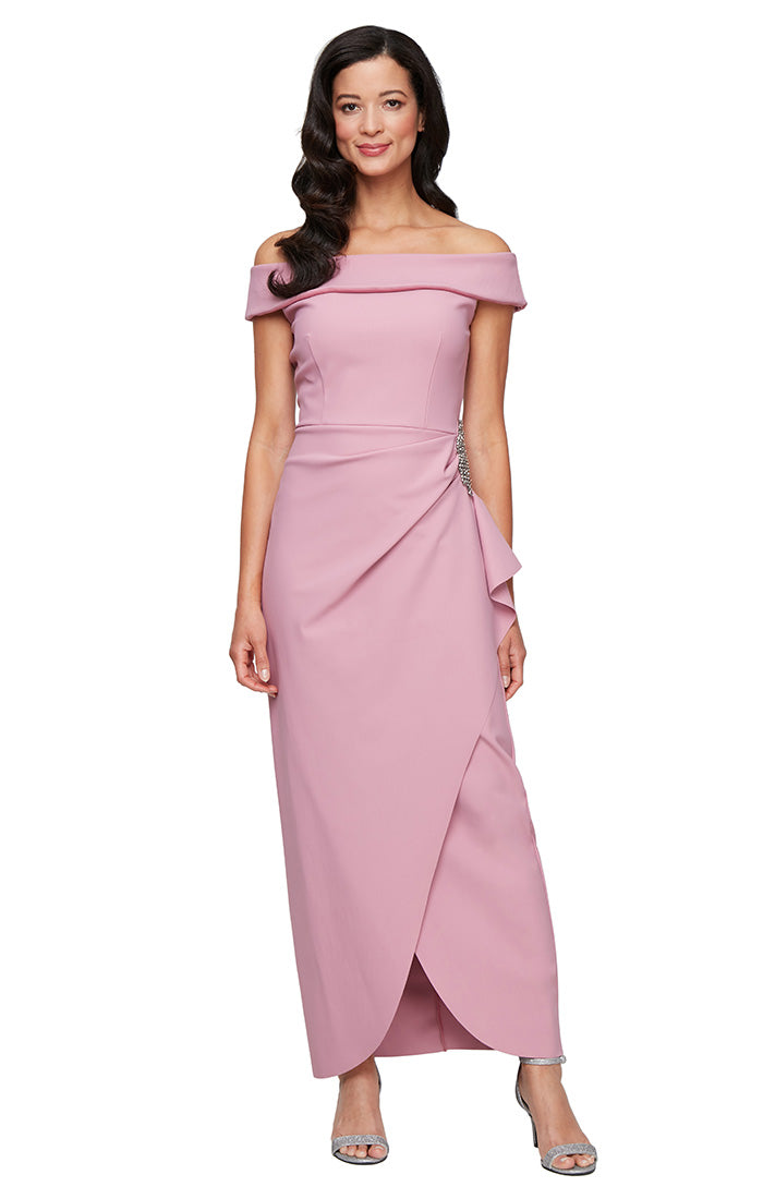 Off the Shoulder Contour Dress
