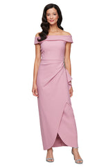 Off the Shoulder Contour Dress